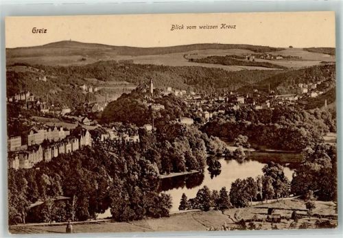 Greiz Blick vom weissen Kreuz