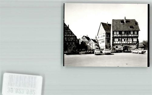 Vellberg Auto Ort handschriftlich Foto Original aus Archiv eines Ansichtskartenverlags