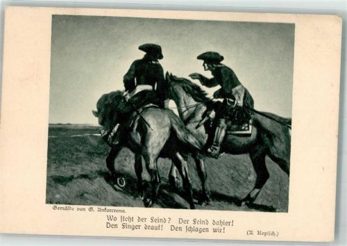sign. Ankarcrona H. Kavallerie Verlag Photographische Gesellschaft P.K. No. 33