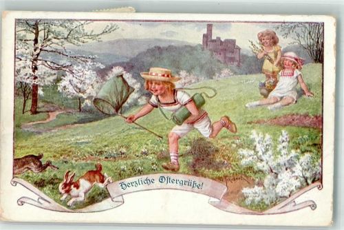 Ostern Kinder Hasen