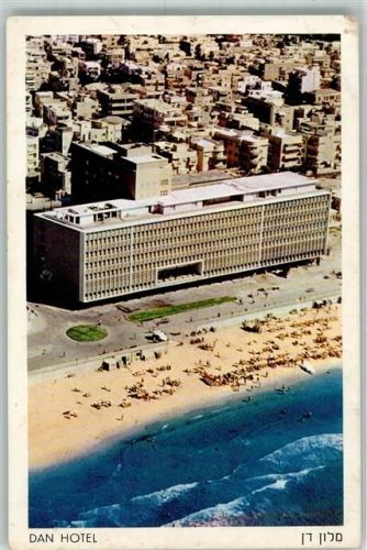 Tel Aviv Dan Hotel Schwimmbad Strand Fliegeraufnahme
