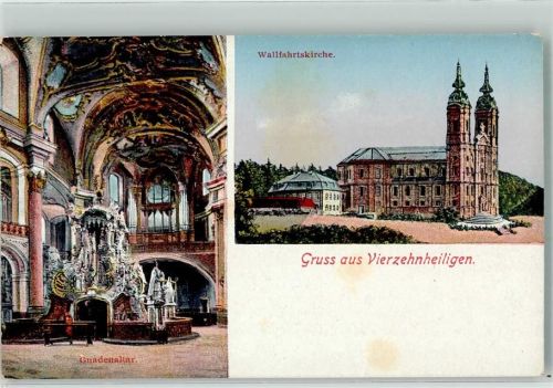 Bad Staffelstein Wallfahrtskirche Vierzehnheiligen Gnadenaltar