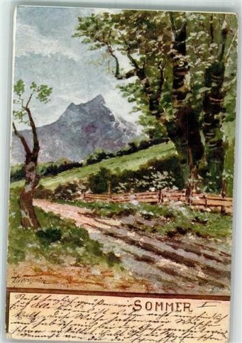 1902 Sommer Landschaft B.K.W.I. Nr.729-2