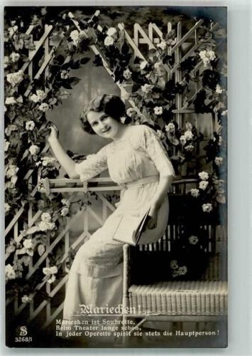 1912 Verlag L.J. + F.F. Serie 3268/1 Frau Mariechen Rosen