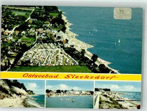Sierksdorf Fliegeraufnahme Schwimmbad Strand