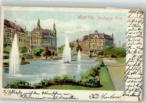 Köln Deutscher Ring 1902 Deutscher Ring