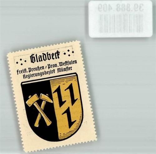 Gladbeck Freist. Preußen Prov. Westfalen Regierungsbezirk Münster
