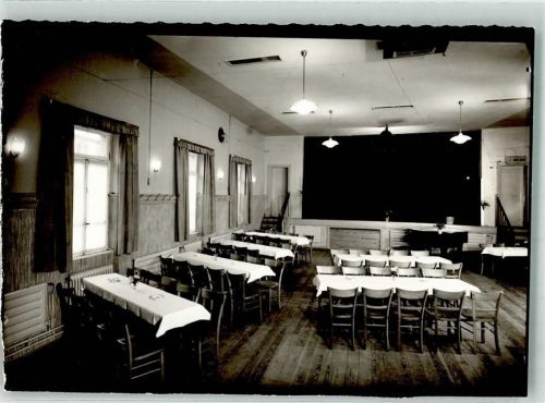 Unter-Flockenbach Gasthaus Odenwald Ort handschriftlich Foto Original aus Archiv eines Ansichtskartenverlags