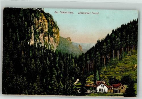 Tambach-Dietharz 1911 Der Fakenstein Dietharzer Grund