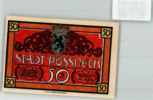 Pößneck 50 Pf Gutschein