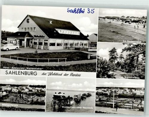 Sahlenburg Hotel Wattenkieker Auto Minigolf Wattenfahrt Trampolin-Anlage