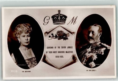 Queen Mary und King George V Silver Jubilee 1910-1935