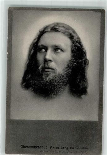 Oberammergau Anton Lang als Christus