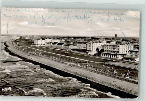 Norderney Beschriftung auf der Bildseite