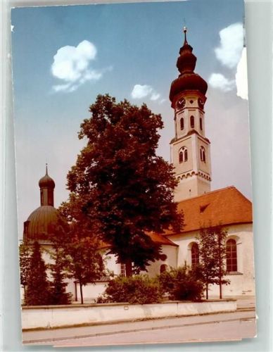 Pfaffenhofen Kirche St. Martin Foto Original aus Archiv eines Ansichtskartenverlags Ort handschriftlich