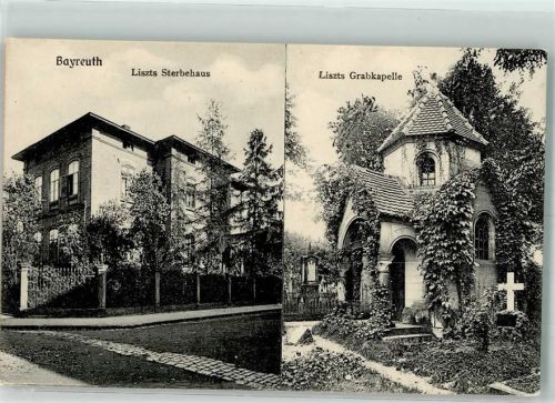 Bayreuth Sterbehaus Grabkapelle P.H.B. 129