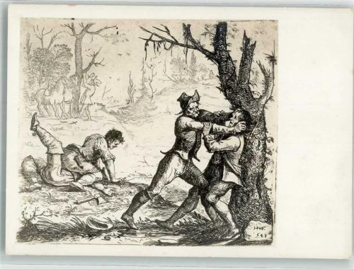 Tiergarten sign. Frank Raubüberfall Kupferstichkabinett