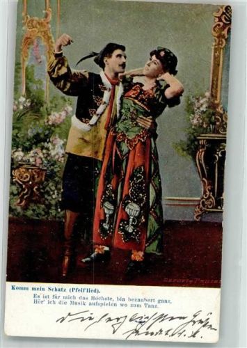 Szene aus der Operette Frühlingsluft von Josef Strauss