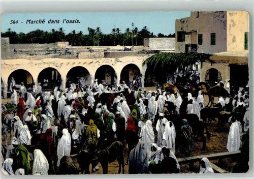 Marche dans Oasis Marktszene Editeur Lehnert & Landrock 584