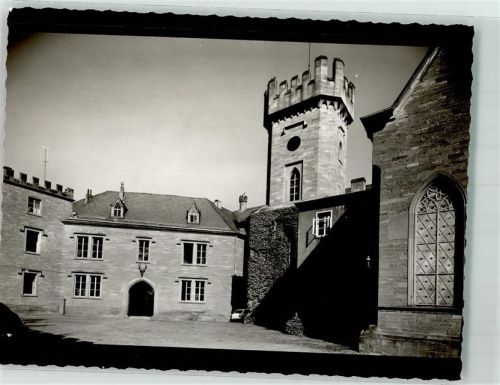Waldleiningen Schloss Ort handschriftlich Foto Original aus Archiv eines Ansichtskartenverlags