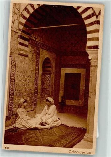 Tunis Nr. 137 Maghreb Frauen im Palais Confidence Editeur Lehnert & Landrock