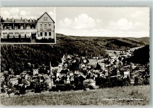 Schmitten mit St. Karl Borromäus Kirche und Hotel Gasthaus Ochsen