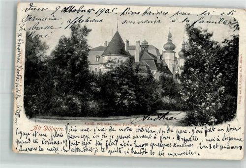 Döbern 1915 Gräfliches Schloss