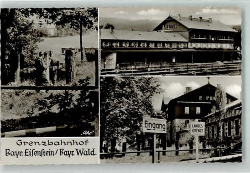 Bayerisch Eisenstein Bahnhof Landesgrenze Grenzbeamte