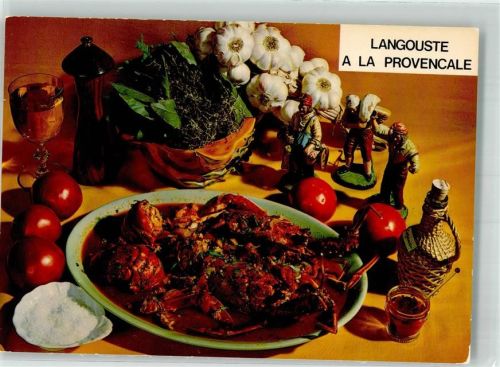 Langousste a la Provencale Figuren Gemüse Rezept Nr.628