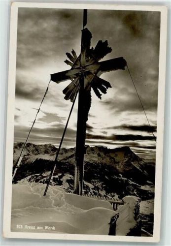 Partenkirchen Winter Kreuz am Wank