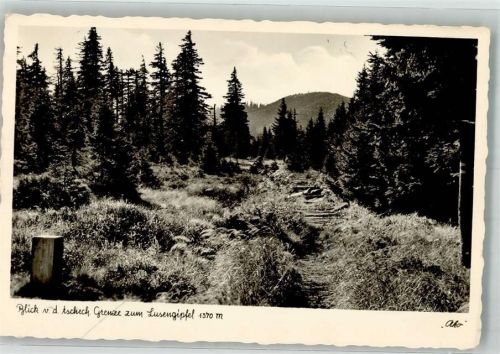 1964 Tschechische Grenze zum Luisengipfel