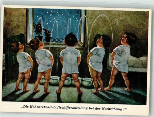 Verlag Emil Köhn Nr. 576 Humor Höhenrekord beim Pinkeln
