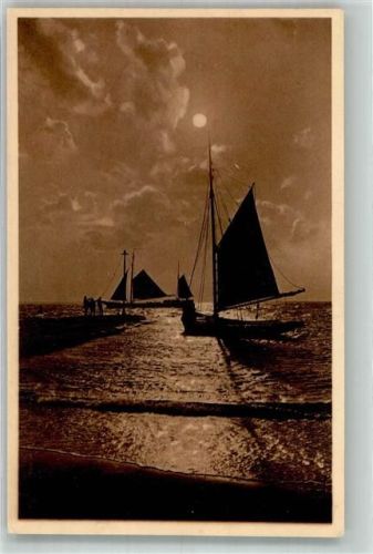 Norderney Segelboote Abenstimmung