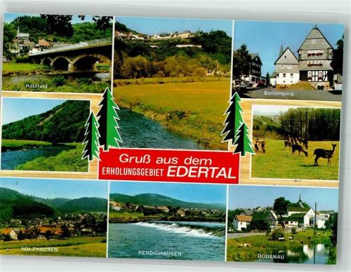 35116 W3559 Reddighausen - Edertal Hatzfeld Battenberg Holzhausen Dodenau