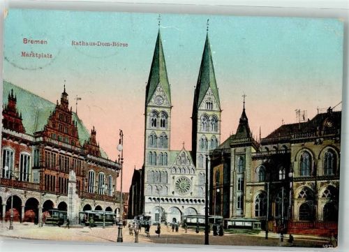 Bremen Markplatz Rathaus Dom Börse