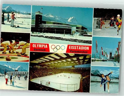 Garmisch-Partenkirchen Eisstadion Eiskunstlauf Eishockey Schlittschuh Curling