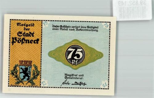 Pößneck 75 Pf. Gutschein