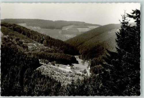 59846 W5768 Endorf , Sauerl FOTO KEINE AK Gehren Pension Waldfrieden Ort handschriftlich Foto Original aus Archiv eines Ansichtskartenverlags