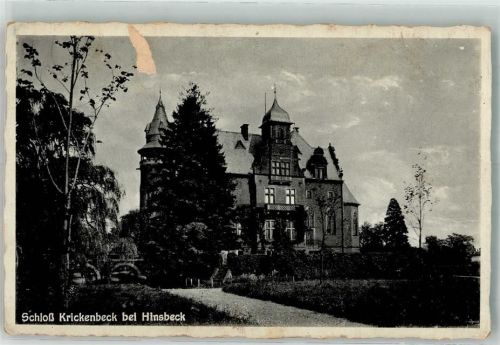 Hinsbeck Schloss Krickenbeck Foto AK