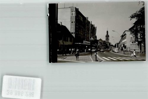 Rüsselsheim Straße Ort handschriftlich Foto Original aus Archiv eines Ansichtskartenverlags