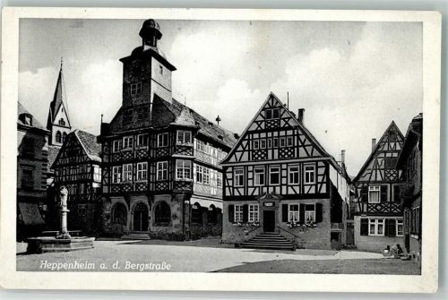 Heppenheim Rathaus Brunnen