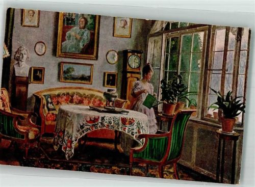1919 Liersch Deutsche Kunst Nr. 638 sign. Eichstaedt Interieur