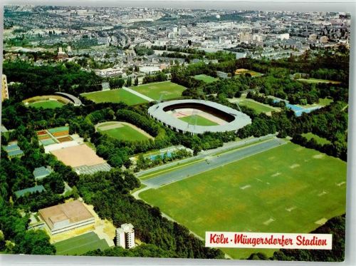 Köln Müngersdorf 305 Stadion Fliegeraufnahme