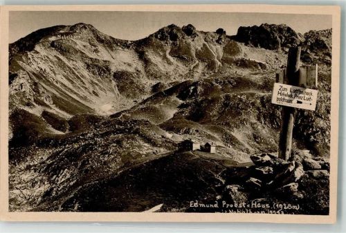 Edmund Probst Haus 1924 Nebelhorn