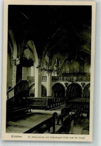 Lutherstadt Eisleben Orgel Lutherkanzel in der Andreaskirche