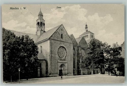 Minden 1915 Kirche Dom Feldpost WK I