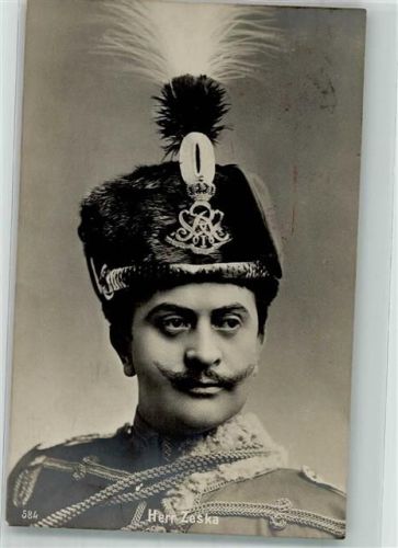 Herr Zeska B.K.W.I. Stempel Überprüft Wien 1 Theaterschauspieler 1914 Foto AK