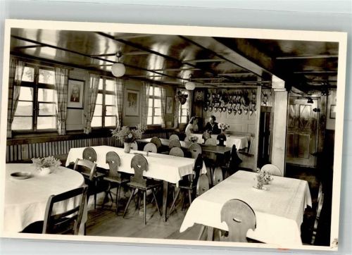 79874 W7821 Breitnau Gebrauchsspuren Gasthaus zum Kreuz Gaststube
