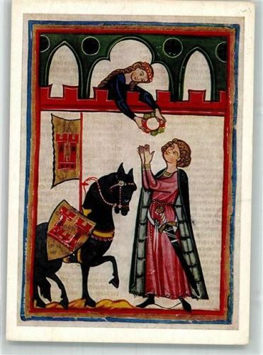 Rudolf von Rotenburg empfängt den Minnenkranz anno 1330