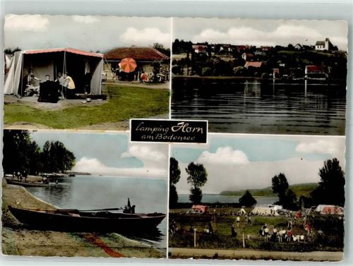 78343 W7766 Horn , Baden Gebrauchsspuren Campingplatz Horn am Bodensee